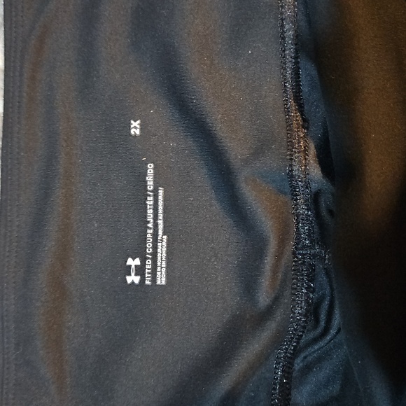 Under Armour Black Cropped Athletic Leggings Size 1X - Picture 4 of 4